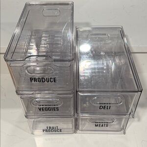 The Home Edit Clear Storage Bins